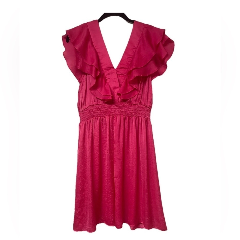 NWT Lili Sidonio by Molly Bracken Mini Dress in Fushia Size M - Picture 2 of 11